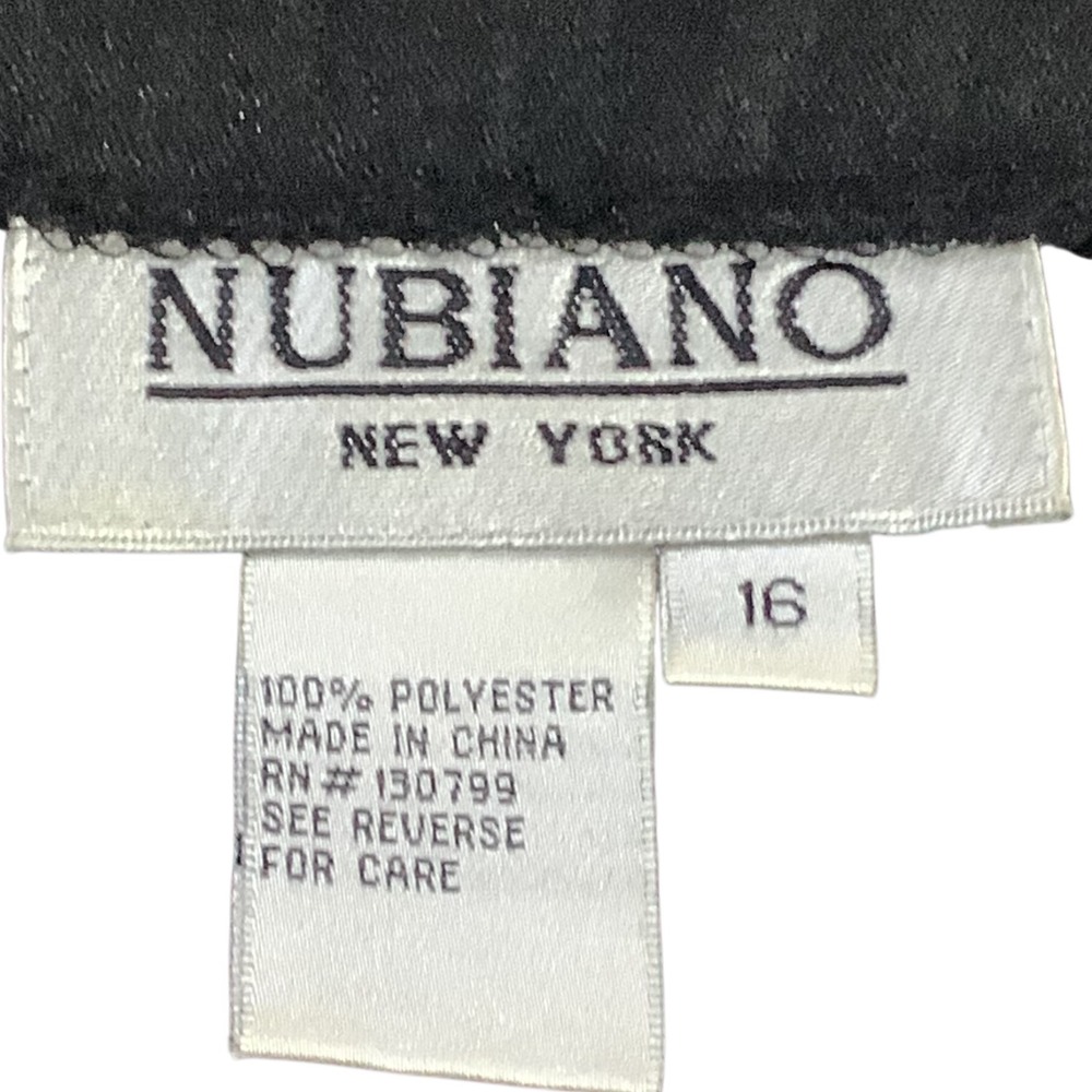 Nubiano Cardigan Women 16‎ Black Studded Open Front Church Whimsgoth Bell Sleeve - Picture 3 of 16